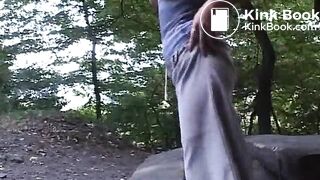 RARE - stunning blonde shitting for the camera