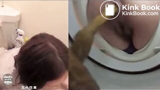 Giant poop and diarrhea