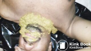 New scat chick makes him eat diarrhea