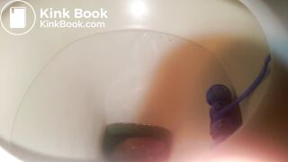 18-year old girl poopin in toilet
