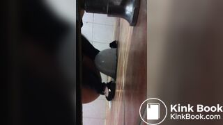 cute korean girl shitting