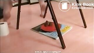 Farting Session and Shitting from a Chair