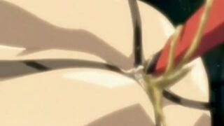 Hentai maid gets unsusal enema