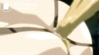 Hentai maid gets unsusal enema