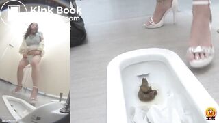 Japanese Toilet pooping - video 4