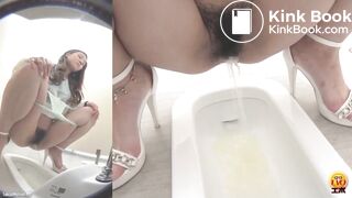 Japanese Toilet pooping - video 4