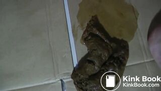 Orgasmic shit licking