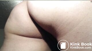 fat dirty girl play anal and shit eater