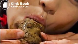 Japanese Scat Shitting and puking at the same time