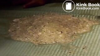 Japanese Scat Shitting and puking at the same time