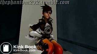 Tracer pooping toilet animation