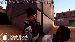 Tracer pooping toilet animation