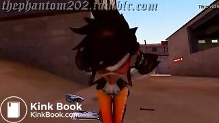 Tracer pooping toilet animation