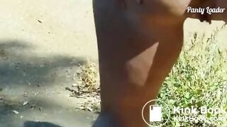 Shitting in the beach