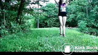 Petite with power Enema