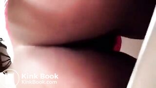 Ebony girl shitting - video 2