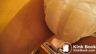 Loud bubbly diaper poop by asian