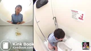 Japanese vomit in toilet - video 2