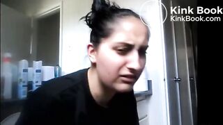 Sexy teen toilet farting pooping diarrhea comp