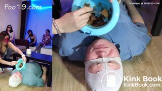 Yana,Christina and Amina feeds slave.