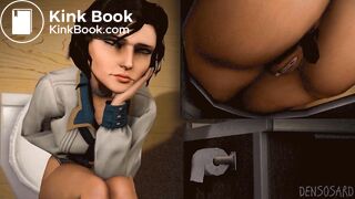 Elizabeth Tacking a shit.