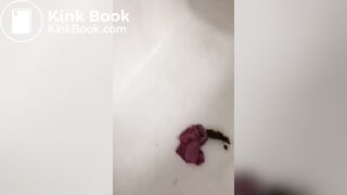 Blonde girl pooping part 2