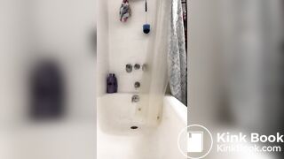 Blonde girl pooping part 2