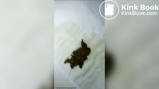 Black BBW Sits & Shits Over the Side of Bathtub