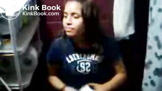 Girl let film her pooping