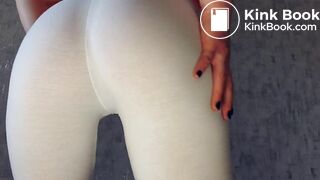 white-leggings-glass-toy-smearing/
