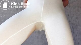 white-leggings-glass-toy-smearing/