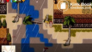 Two swimming suit girls shitting