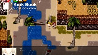 Two swimming suit girls shitting