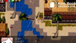 Two swimming suit girls shitting