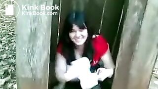 Brazilian girl poops