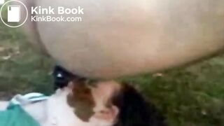 shitting on sleeping girls face in outdoor