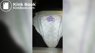 Black Girl poops Luvs Diaper No.1