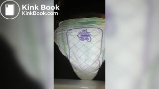 Black Girl poops Luvs Diaper No.1