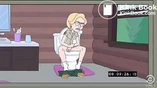 Brickleberry Toilet Scene