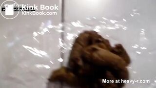 Squat and shit - video 4