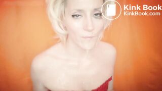 She really swallows everything :)