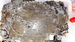 Smearing saved shit and fresh shit and stuffing it in