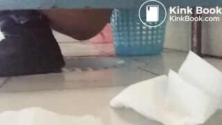 cute girl pissing and pooping