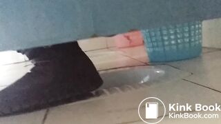 cute girl pissing and pooping