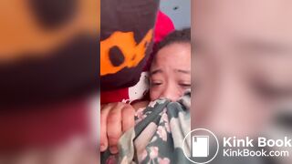 Ebony teen gets fucked hard