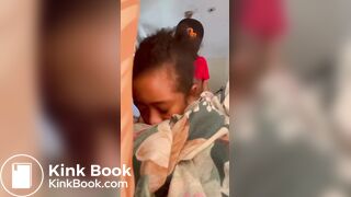 Ebony teen gets fucked hard