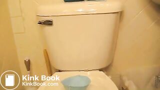 Ex wife shitting on a plate