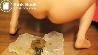 Ex wife shitting on a plate