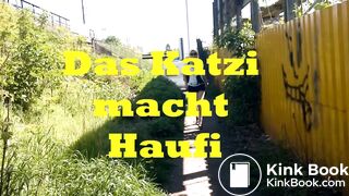 Milf pissing and shitting in public