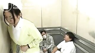 nurse panty poop in elevator